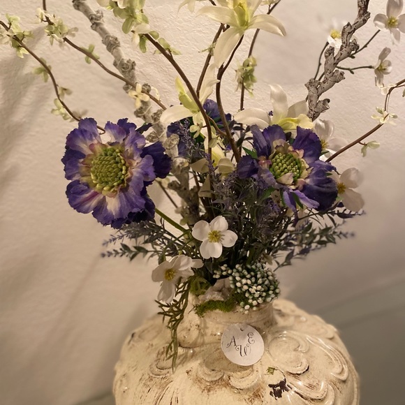 handmade Accents Large Floral Arrangement Kitchen Island Decor